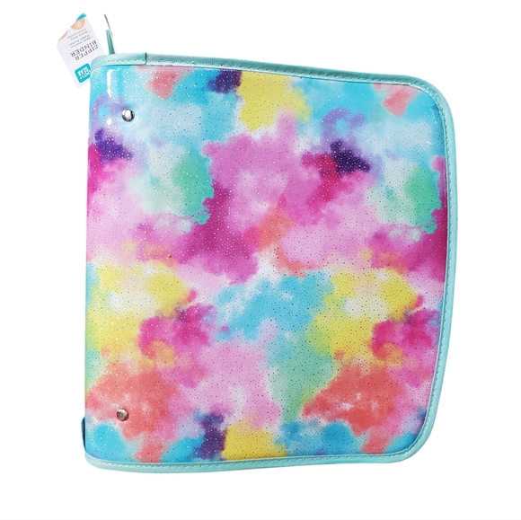 Pen+Gear 2" Zipper Binder, Watercolor Design - Picture 2 of 10